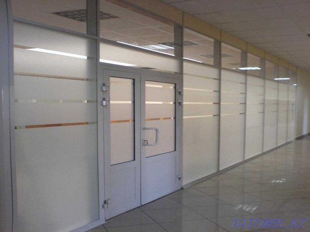 Витраж. Перегородка.Переостекление.Окна.Двери.Фрамуги Астана - изображение 3