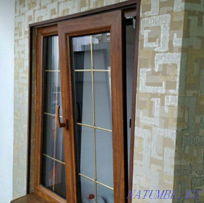 Алюминевые и Пластиковые Окна Двери Витражи балкон перегородки Алматы - изображение 8