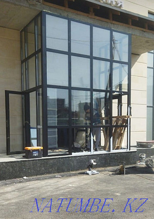Алюминевые и Пластиковые Окна Двери Витражи балкон перегородки Алматы - изображение 5