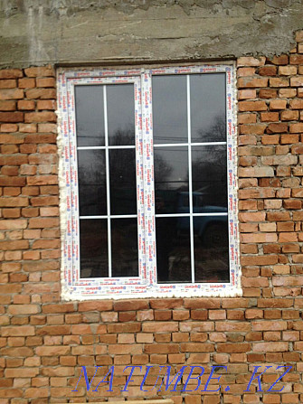 Aluminum. Plastic windows door stained glass custom Guldala Гульдала - photo 2