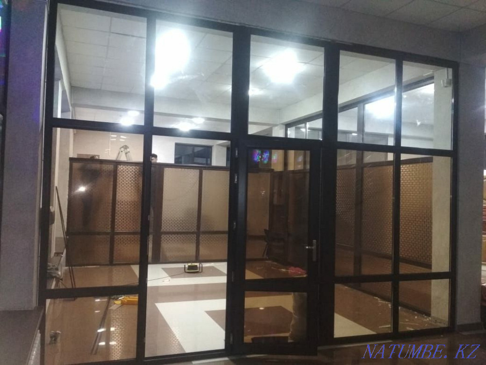 Алюминий. Пластикалық терезе есік қалқалары Қырғауылды тапсырыспен  - изображение 3