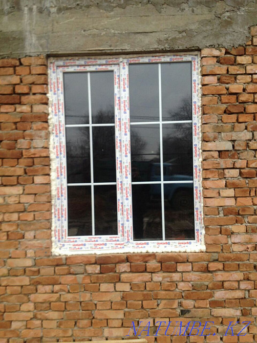 Алюминиевые. Пластиковые окна двери перегородки витражи. Туздыбастау  - изображение 1
