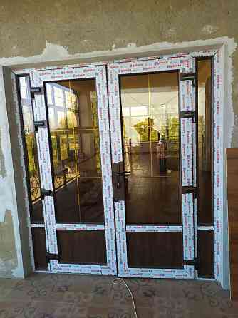 Алюминиевые. Пластиковые окна двери витражи и перегородки Loft Almaty