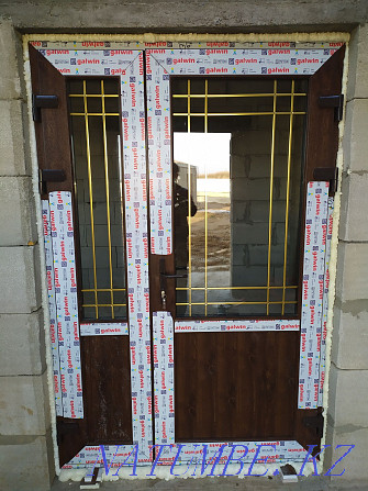 Aluminum. Plastic windows doors stained glass windows and partitions Loft Almaty - photo 4
