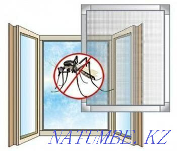 Маскитные сетки Защита от детей Решотки Откосы Окна Балконы Балхаш - изображение 1