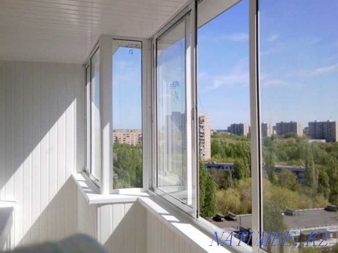 Установка и ремонт пластиковых окон. Витражи. Ремонт балконов Астана - изображение 2
