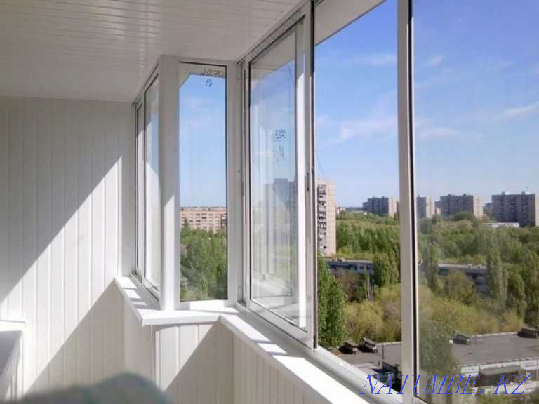 Installation and repair of plastic windows. Stained glass. Repair of balconies Astana - photo 2