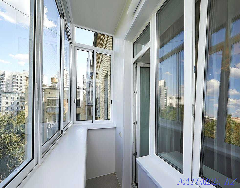 Installation and repair of plastic windows. Stained glass. Repair of balconies Astana - photo 4