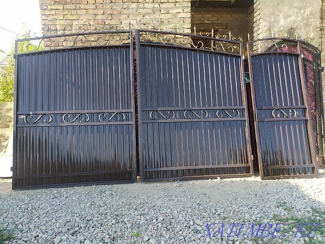 Gate from 150 000 tenge, lattice, kakpa, gate, ladder, railing, canopy Almaty - photo 7