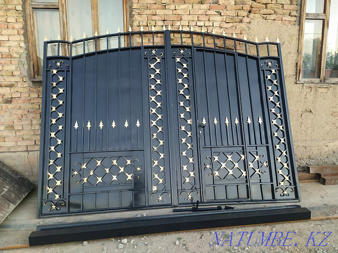 Gate from 150 000 tenge, lattice, kakpa, gate, ladder, railing, canopy Almaty - photo 3