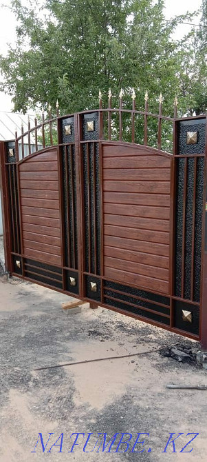 Gate from 150 000 tenge, lattice, kakpa, gate, ladder, railing, canopy Almaty - photo 1