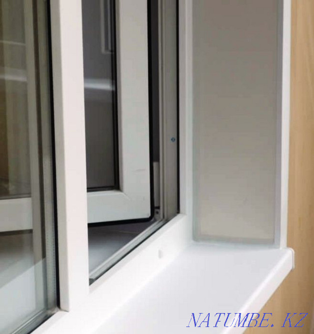 Plastic slopes on windows and doors. Ust-Kamenogorsk - photo 7