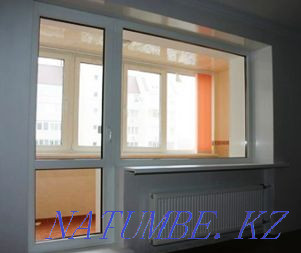 Plastic slopes on windows and doors. Ust-Kamenogorsk - photo 6