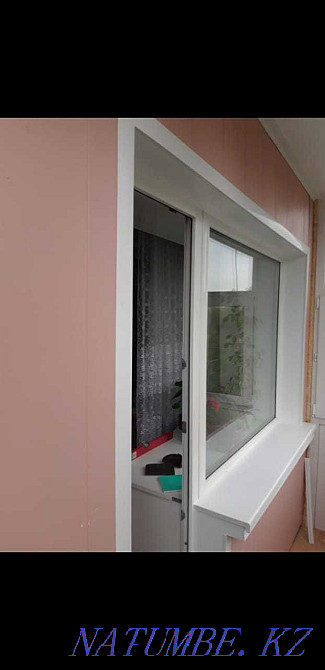 Plastic slopes on windows and doors. Ust-Kamenogorsk - photo 5