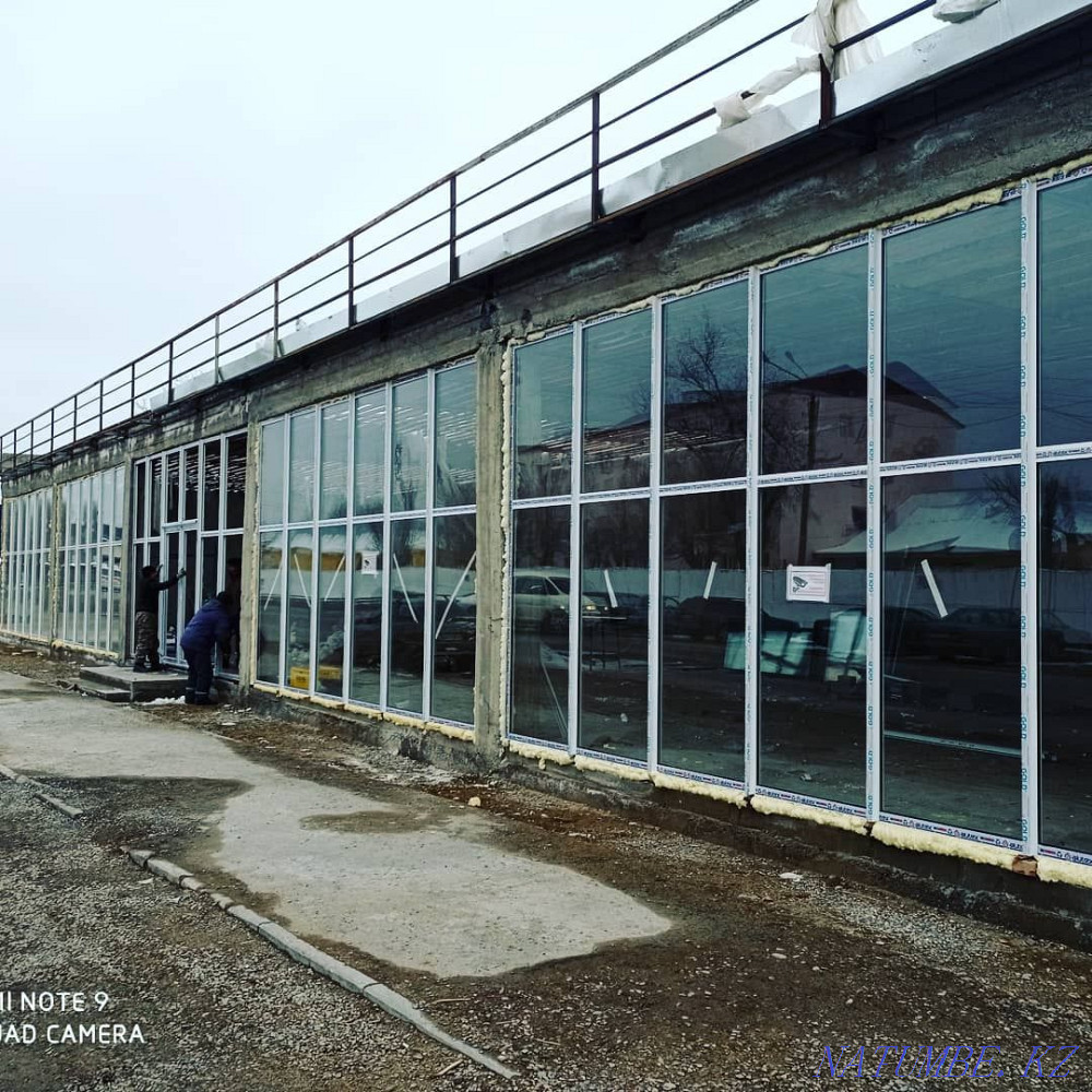 30000 тг Пластиковые окна и двери евробалконы, витражи Тараз - изображение 6