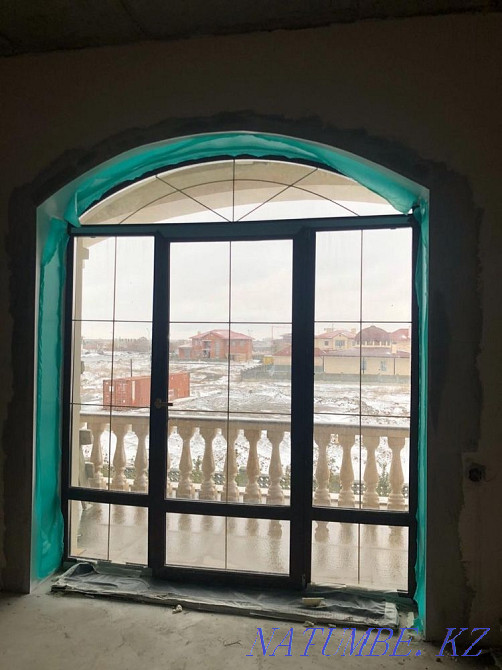 Окна двери балконы перегородки алюминиевые. Ремонт регулировка окон. Астана - изображение 7