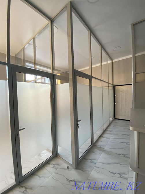 Окна двери балконы перегородки алюминиевые. Ремонт регулировка окон. Астана - изображение 3