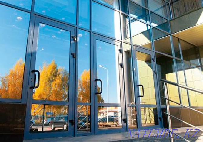 Stained-glass windows, doors, partitions, aluminum windows (Alutech, Alneo, Tatprof) Atyrau - photo 3