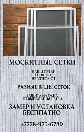 Москитные сетки (замер и установка бесплатно) Karagandy