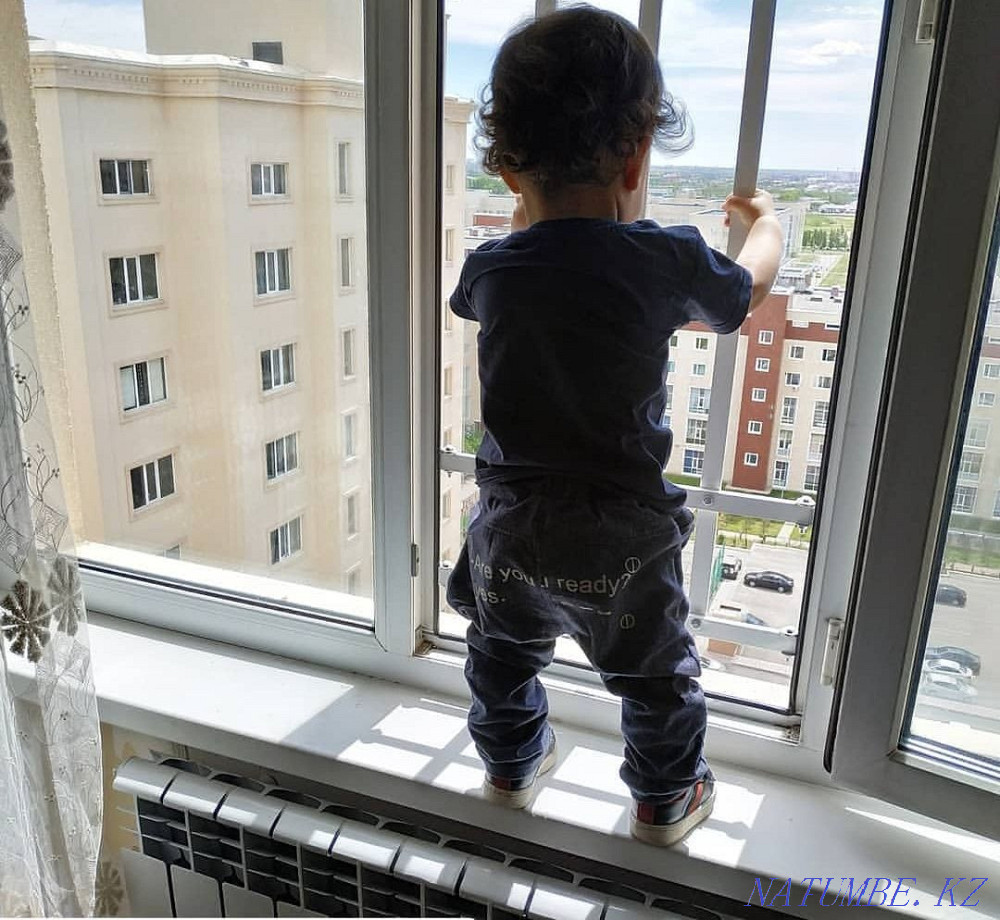 терезе торлары, терезе қорғаушылары, балалар күзетшілері, балаларға арналған торлар  Астана - изображение 1