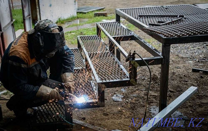 Welding work. Production - GATES. Canopy. Fencing. Lattices. Shymkent - photo 6