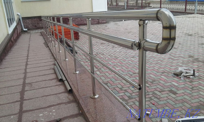 Stainless steel railing Aqtau - photo 8