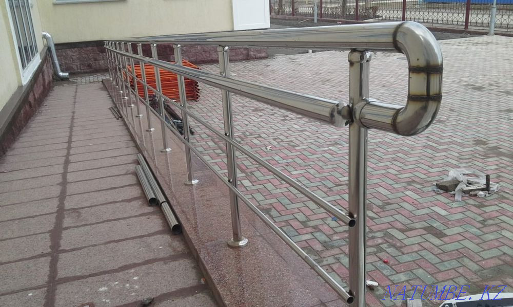 Stainless steel railing Aqtau - photo 8