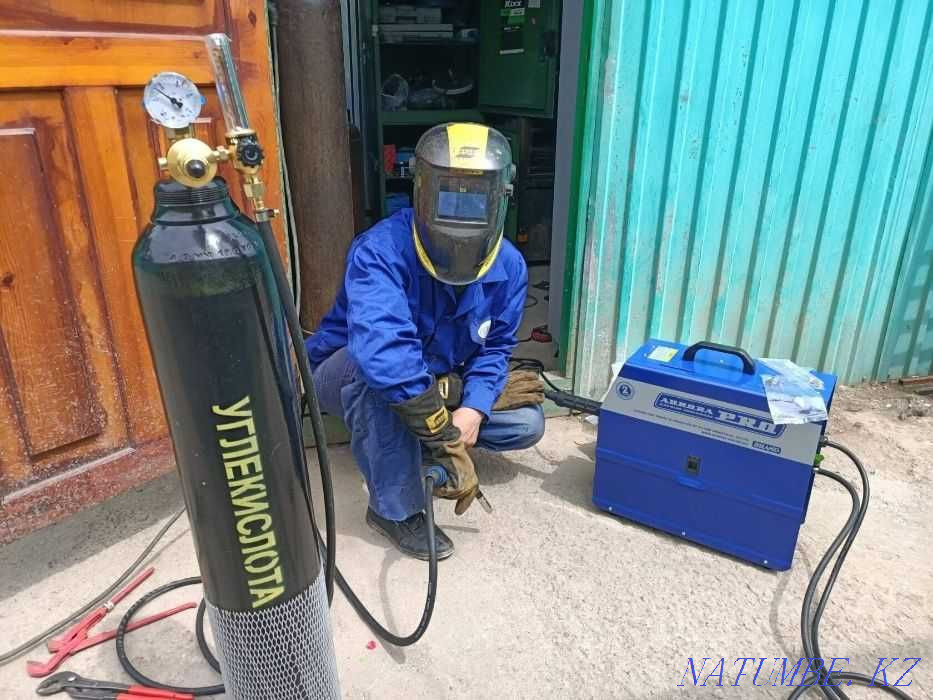 Сварщик выезд Сварочные работы резка металла резак чистка труб Алматы - изображение 1