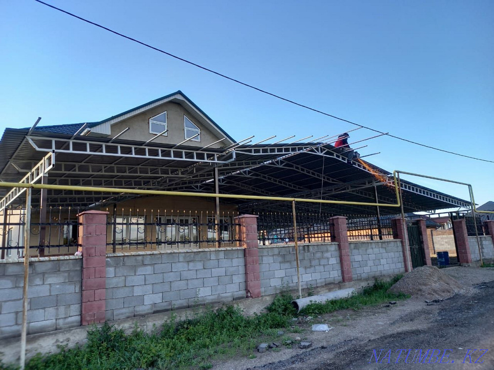 Welding works, installation of metal structures, minor repairs. Departure Almaty - photo 1