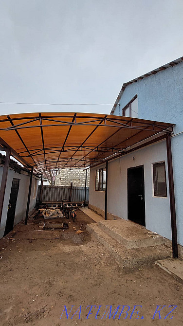 Шатыр, қақпалар, торлар, қоршаулар, құс сарайы, тіректер  Атырау - изображение 8