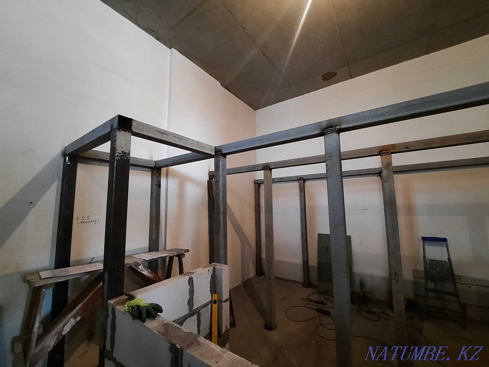 Антресольный этаж, перила, ворота, козырьки, навесы Астана - изображение 2