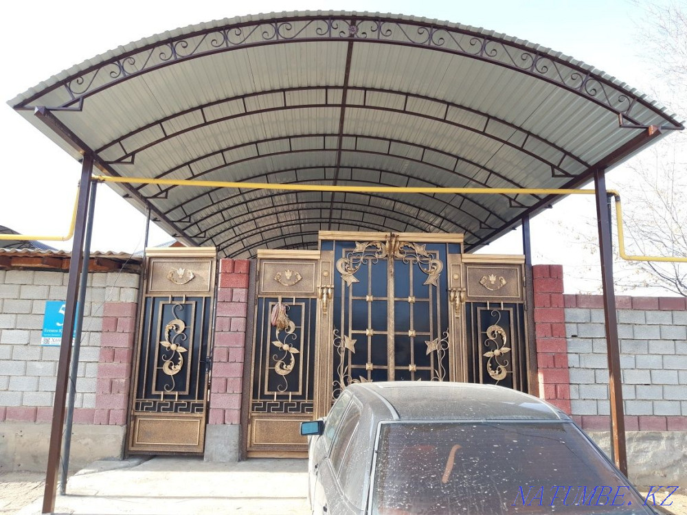 Сварщик, ограждения, топчаны, решетки, навесы, ворота, перила, арка Сарыагаш - изображение 6