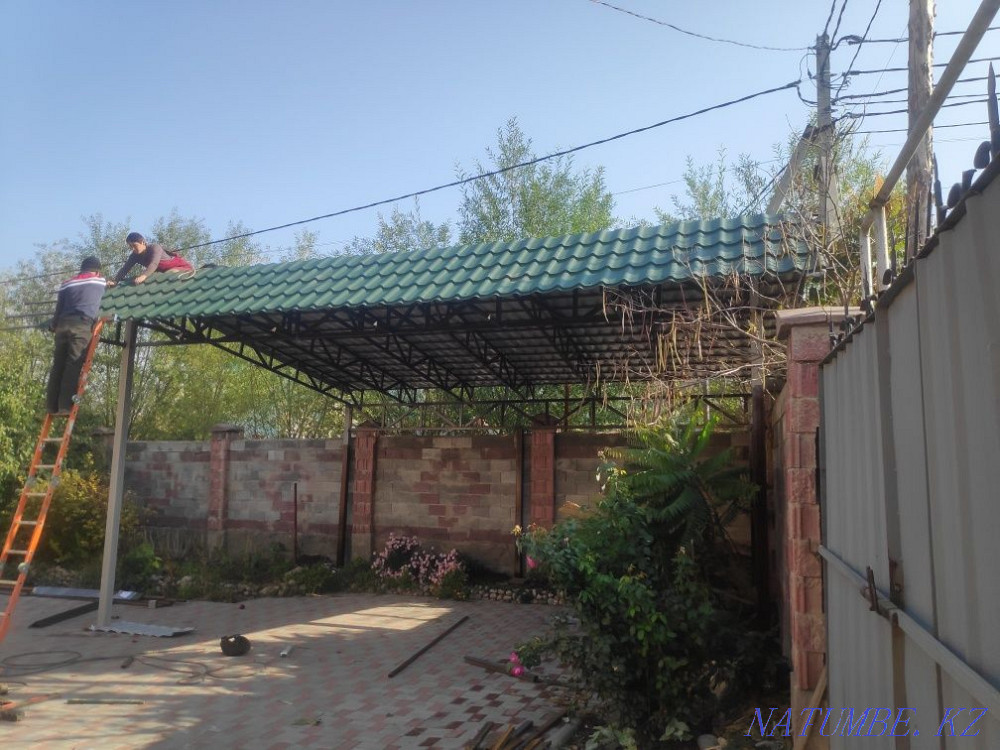 Шатырларды, шыңдарды, террасаларды, қақпаларды орнату бойынша құрастыру тобы  Алматы - изображение 7