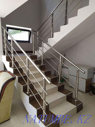 Stainless steel railing Almaty - photo 1