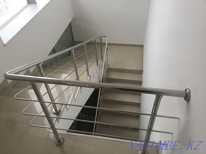 Stainless steel railing Almaty - photo 3
