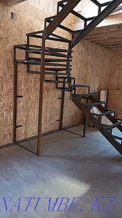 Professional production of metal frames for stairs Almaty - photo 2