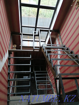 Professional production of metal frames for stairs Almaty - photo 3