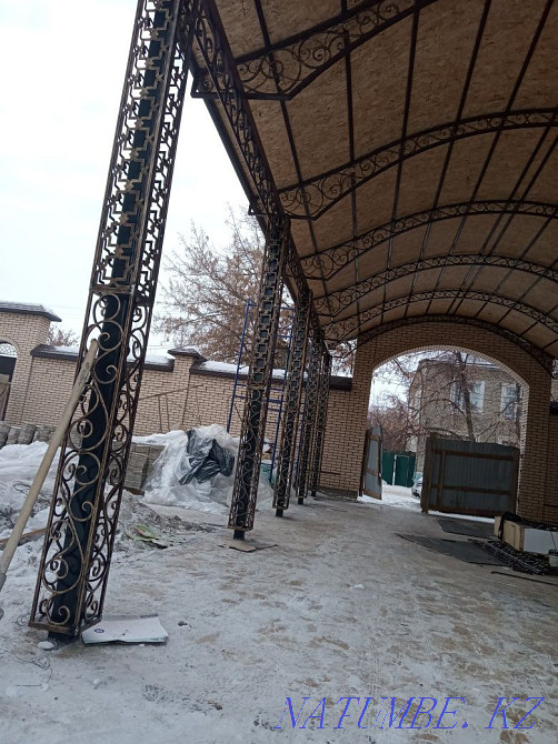 Ворота, Навес. Решетки. Перила Уральск - изображение 6