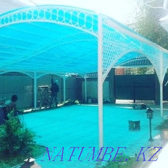 Ворота, Навес. Решетки. Перила Уральск - изображение 1