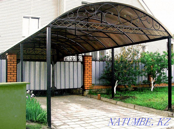 Навесы, ворота, металлоконструкций. Алматы - изображение 7