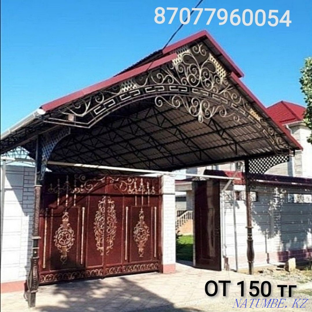 Gate Canopy Installment Arch Stairs Railing Swing Novelties Welder Shymkent - photo 1