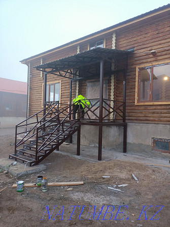 Stairs Railings Canopy Gates Aviaries Lattices Metaloframes Almaty - photo 5