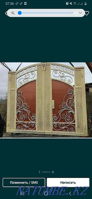 Ворота.Дарбаза.Есик.Калитка.Речетки.навесси Шымкент - изображение 6