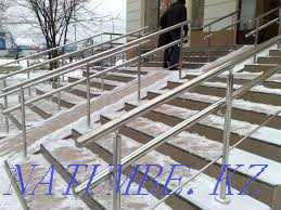 Stainless steel railing Almaty - photo 2