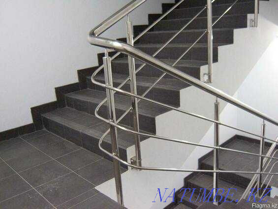 Stainless steel railing Almaty - photo 3