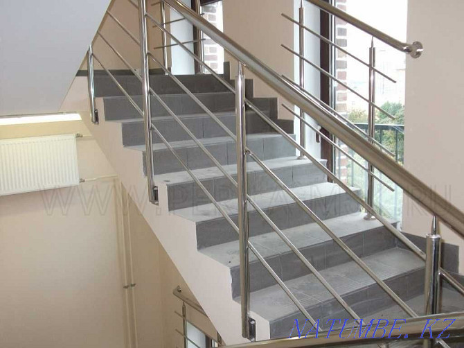 Stainless steel railing Almaty - photo 1