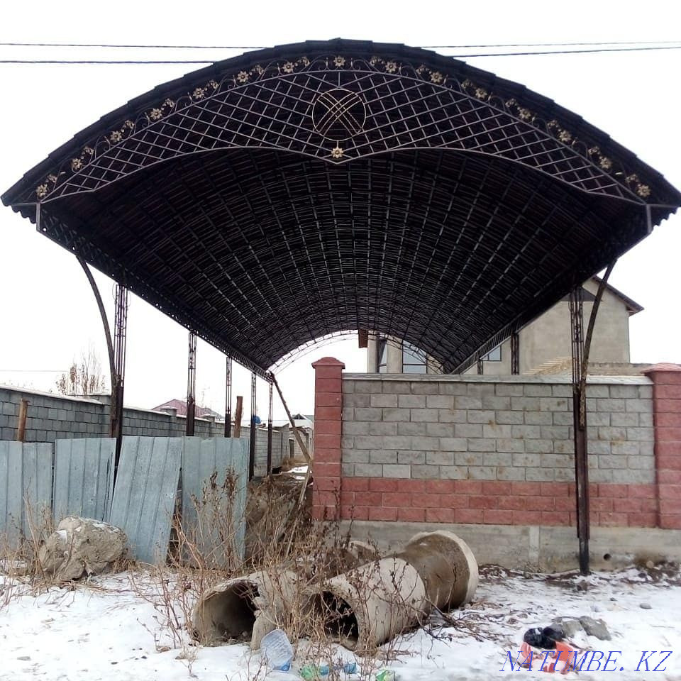 Шатырлы торлы қоршау Tapchan Varota Айналмалы урна. Шымкент - изображение 5