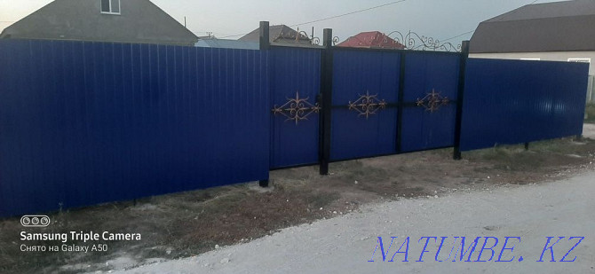 Installation of a fence, gates, canopy, tapestries, beads Oral - photo 5