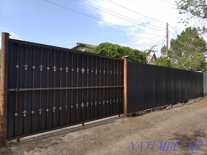 Installation of a fence, gates, canopy, tapestries, beads Oral - photo 3