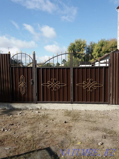 Металл қоршауларды, қақпаларды, арбаларды және т.б. өндіру және қалпына келтіру.  Қарағанды - изображение 1